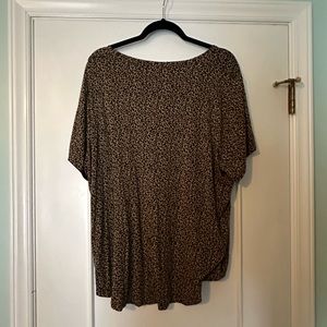 Old Navy cheetah print Luxe Shirt